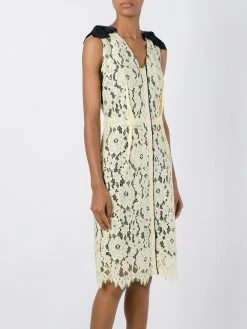 Marc Jacobs floral lace midi dress