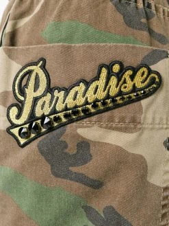 Marc Jacobs camouflage print belted trousers