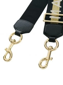 Marc Jacobs logo stripe bag strap
