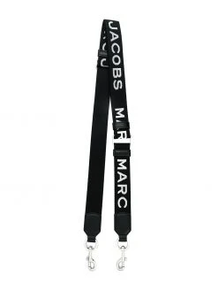 Marc Jacobs MJ graphic thin webbing strap