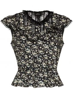 Marc Jacobs The Victorian lace trim floral top