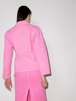 Marc Jacobs logo patch detail denim jacket