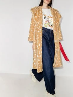 Marc Jacobs animal print tied waist coat