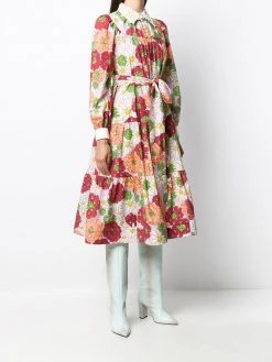 Marc Jacobs floral print silk dress