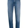 Marc Jacobs lip patch straight-fit jeans