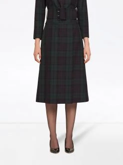 Marc Jacobs check midi skirt