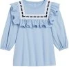 Marc Jacobs lace-trimmed cotton blouse