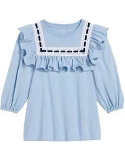 Marc Jacobs lace-trimmed cotton blouse
