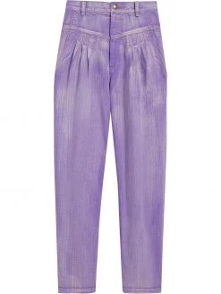 Marc Jacobs pleated high-rise tapered jeans