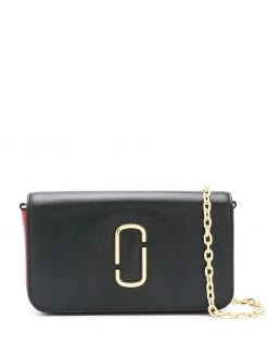 Marc Jacobs logo plaque leather crossbody bag
