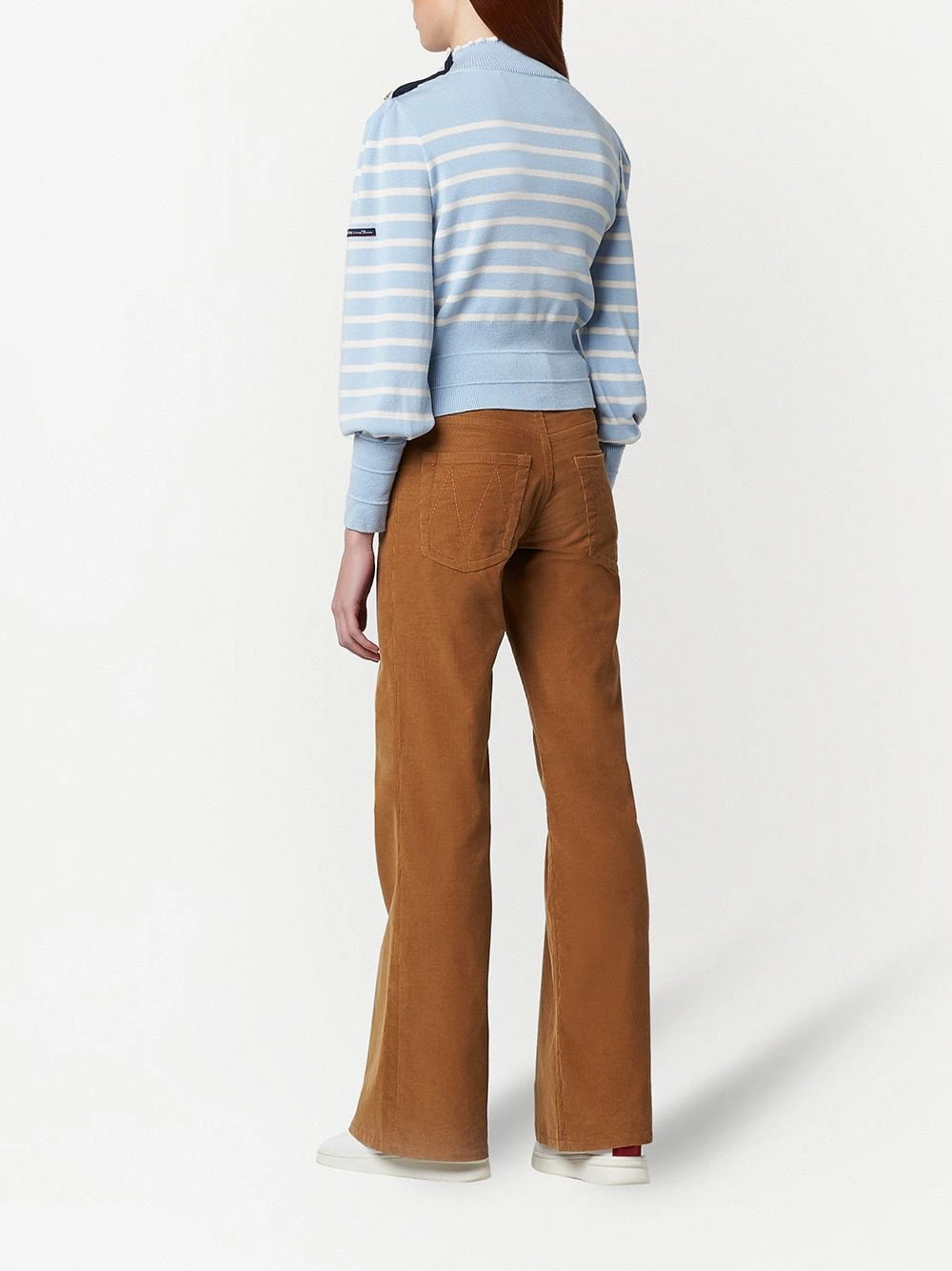 Brand new โจ Marc Jacobs Striped knit jumper with button detail ๐ 5 Marc Jacobs striped knit jumper with button detail