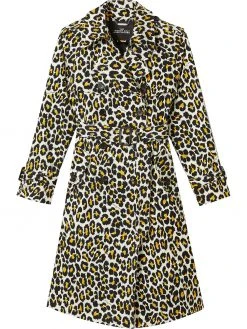 Marc Jacobs leopard-print trench coat
