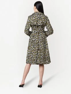 Marc Jacobs leopard-print trench coat