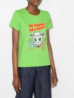 Marc Jacobs x Magda Archer Be Happy Be Lucky cotton T-shirt