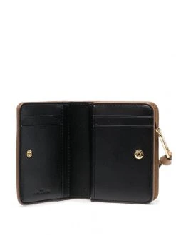 Marc Jacobs Softshot logo zipped wallet