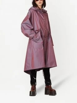 Marc Jacobs toggle-fastening waist hooded raincoat
