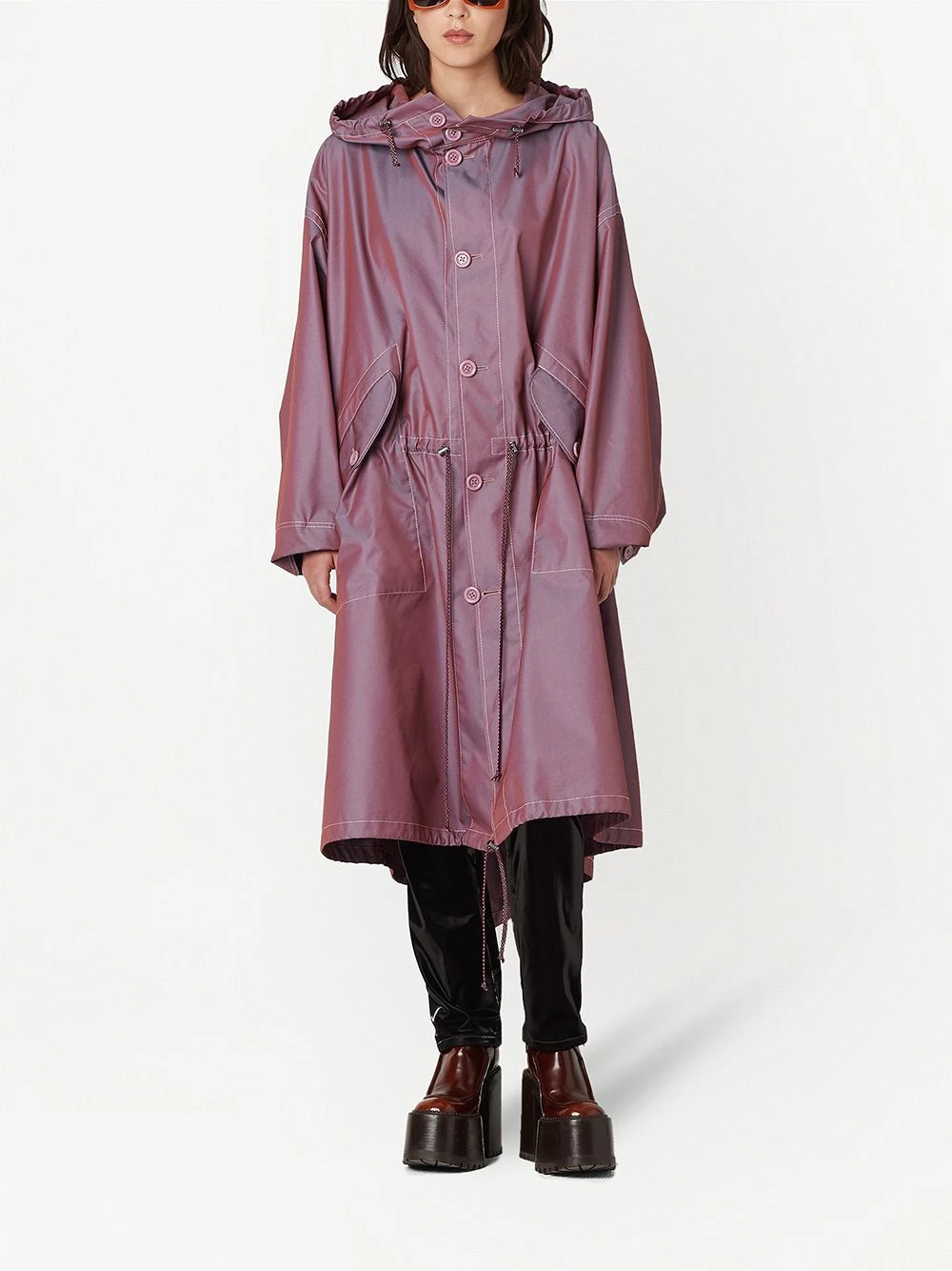 Discount ๐คฉ Marc Jacobs Toggle fastening waist hooded raincoat ๐ 5 Marc Jacobs toggle-fastening waist hooded raincoat