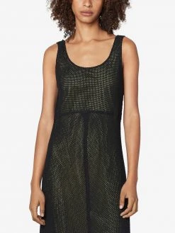 Marc Jacobs sleeveless mesh maxi dress