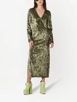 Marc Jacobs Henley velvet-effect dress