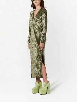 Marc Jacobs Henley velvet-effect dress