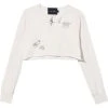 Marc Jacobs The Cropped Tattoo Henley cotton cardigan