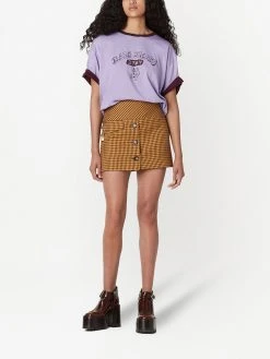 Marc Jacobs tailored lock-detail miniskirt