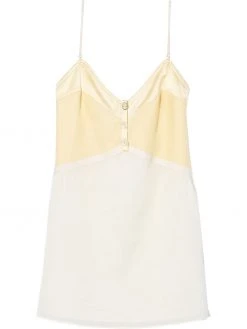 Marc Jacobs spaghetti-strap two-tone dress