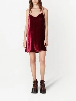 Marc Jacobs velvet-effect slip dress