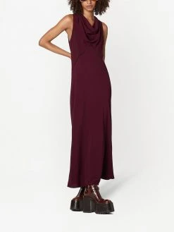 Marc Jacobs cowl-neck sleeveless midi dress