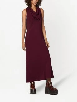 Marc Jacobs cowl-neck sleeveless midi dress