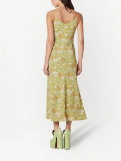 Buy π Marc Jacobs Floral print bias slipπ dress 𧨠10 Marc Jacobs floral-print bias slip dress