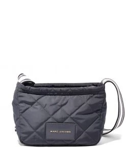 Marc Jacobs logo patch quilted messenger bag