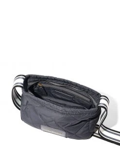 Marc Jacobs logo patch quilted messenger bag