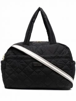 Marc Jacobs logo-patch luggage bag