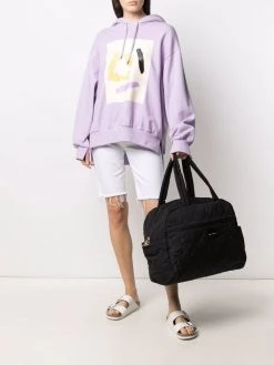 Marc Jacobs logo-patch luggage bag