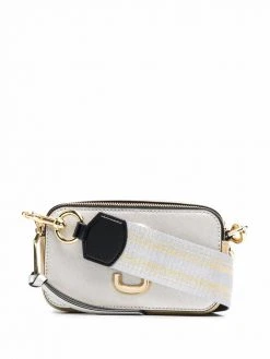 Marc Jacobs The Snapshot metallic crossbody bag
