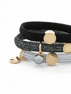 Marc Jacobs The Medallion abalone elastics