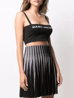 Marc Jacobs The Bandeau intarsia-knit top