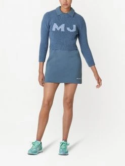 Marc Jacobs logo embroidered jumper