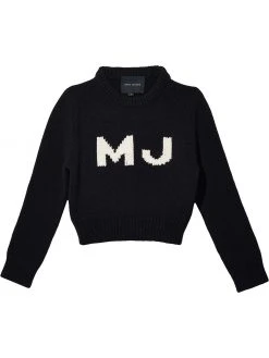 Marc Jacobs The Shrunken Sweater intarsia logo jumper