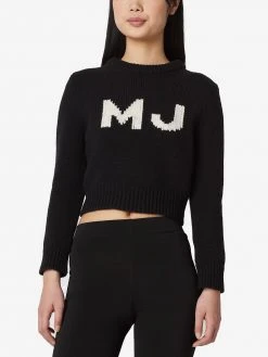 Marc Jacobs The Shrunken Sweater intarsia logo jumper