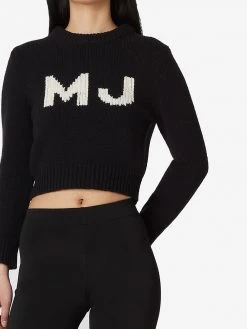 Marc Jacobs The Shrunken Sweater intarsia logo jumper