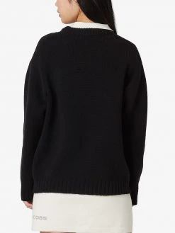 Marc Jacobs The Big Sweater intarsia logo jumper