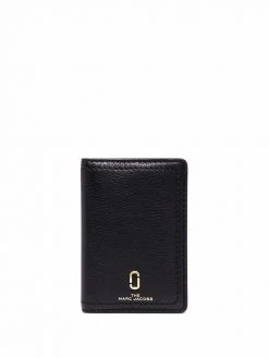 Marc Jacobs grained-effect bi-fold wallet