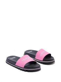 Marc Jacobs logo-embossed slides