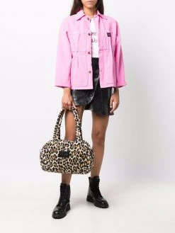 Marc Jacobs small The Weekender leopard-print quilted duffle bag