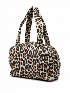 Marc Jacobs small The Weekender leopard-print quilted duffle bag