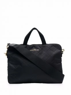 Marc Jacobs quilted logo-letter tote bag