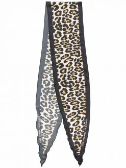 Marc Jacobs leopard-print satin scarf