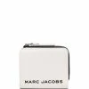 Marc Jacobs mini The Bold Colorblocked Compact Zip logo-debossed wallet
